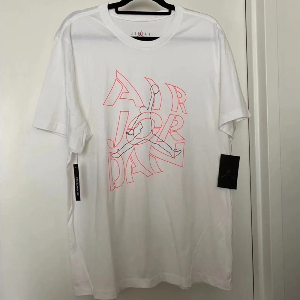 Air Jordan Men's Logo Graphic Short Sleeve Tee Size XL